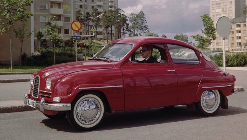 The Saab 96 should logically rank 2 in the country during that period