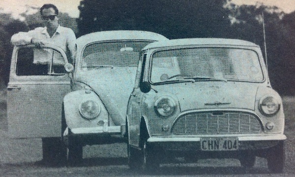 VW Beetle Morris Cooper Australia 1961