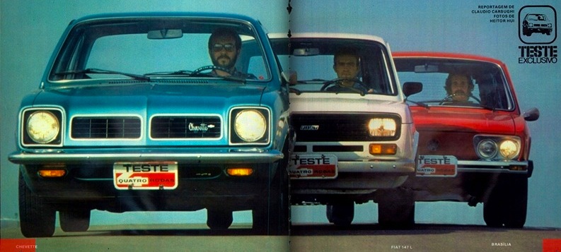 Chevrolet Chevette Fiat 147 and VW Brasilia Brazil Sales Full Year 1978