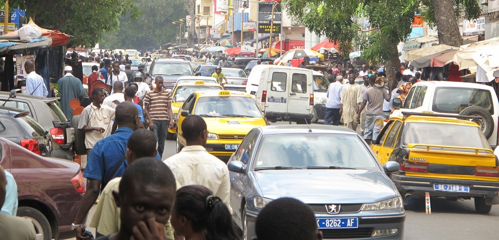 Dakar City Downtown Le Plateau SÃnÃgal West Africa Afrika