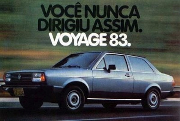 Brazil 1982 Fiat 147 and VW Voyage above VW Fusca
