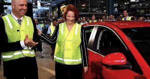 Holden Cruze Julia Gillard