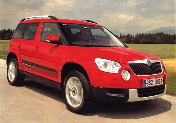 Skoda Yeti Czech Rep April 2011