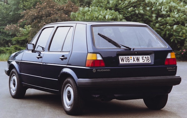 Unsurprisingly the VW Golf is still the bestselling car in Germany in 1988