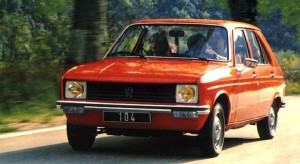 Peugeot 104 France 1977