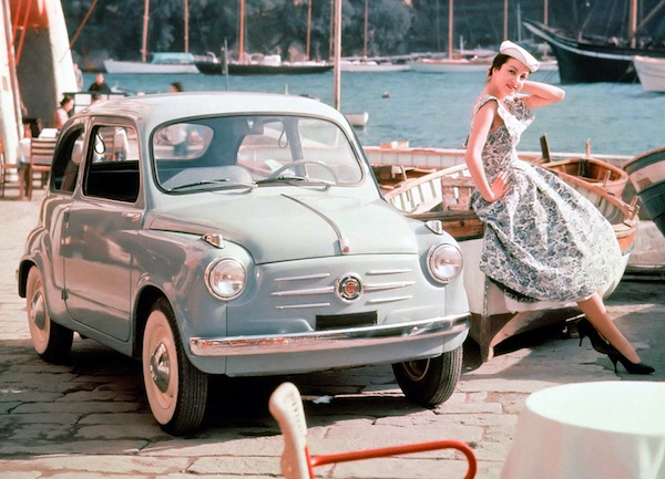 Launched in 1955 the Fiat 600 is an instant success with Italian consumers