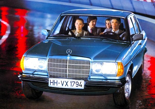 Its an excellent year for Mercedes with the W123 interrupting the VW Golf