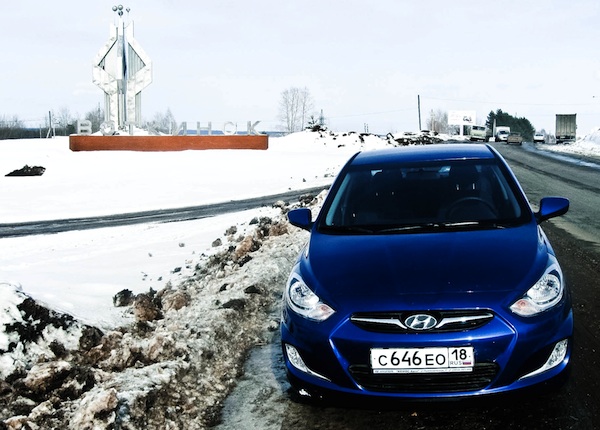 Hyundai Solaris Russia November 2011