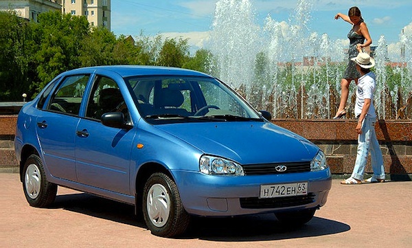 Lada Kalina Over the Full Year 2011 after holding the monthly top spot for