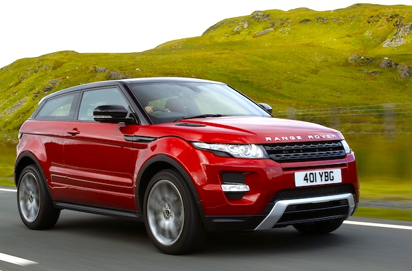Range Rover Evoque Italy January 2012