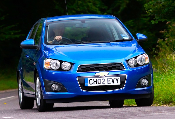Chevrolet Aveo Denmark February 2012