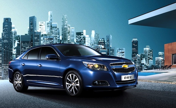 Chevrolet Malibu China February 2012