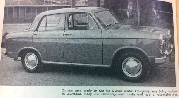 Datsun Australia 1961