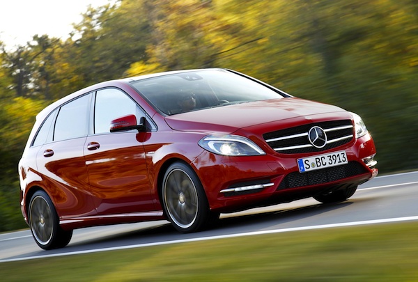 Mercedes B Class The BMW 3 Series climbs back up to 11 still far from its 