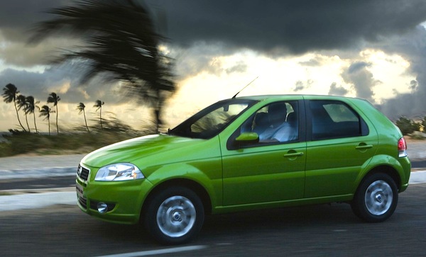 2007 Fiat Palio the last time the Fiat Palio ranked above the VW Gol was in