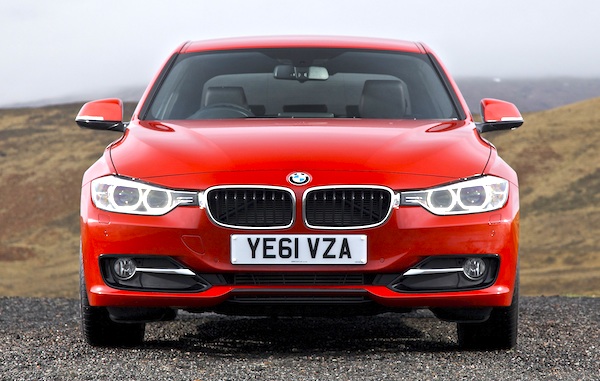 BMW 3 Series UK April 2012