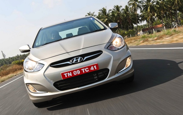 Hyundai Verna India March 2012