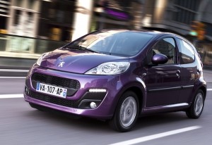 Peugeot 107 Denmark April 2012