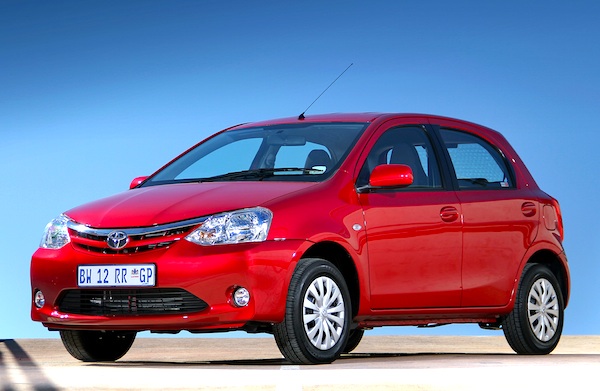 Toyota Etios Liva South Africa May 2012
