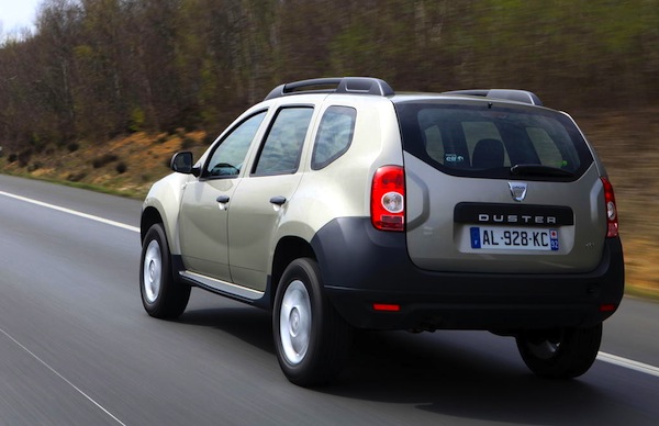 Dacia Duster France July 2012