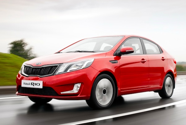 Kia Rio Russia June 2012