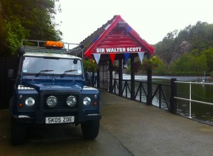Land Rover Defender Scotland August 2012