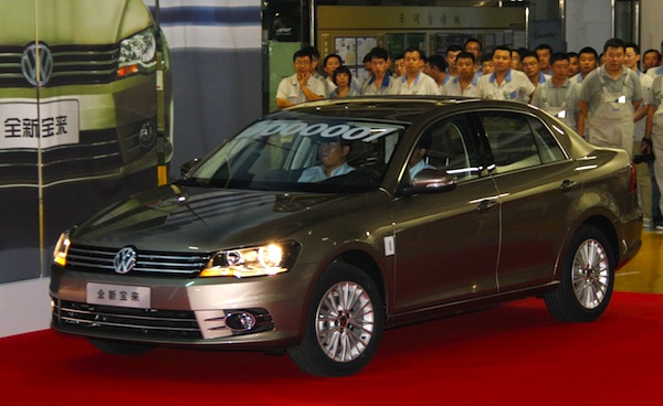 2013 VW Bora China September 2012