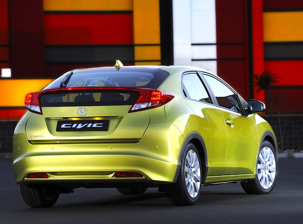 Honda Civic Australia August 2012