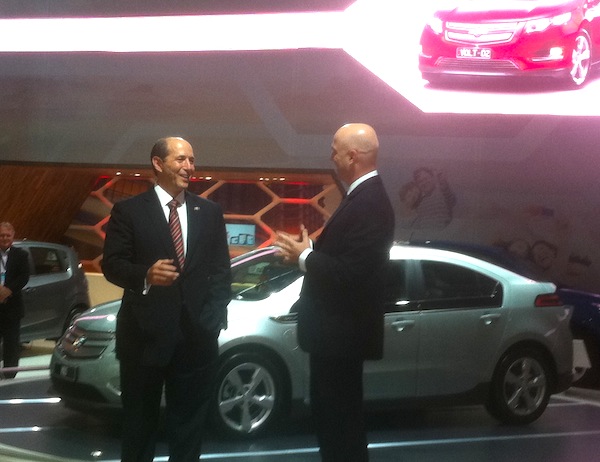 Holden Volt Sydney Motor Show October 2012