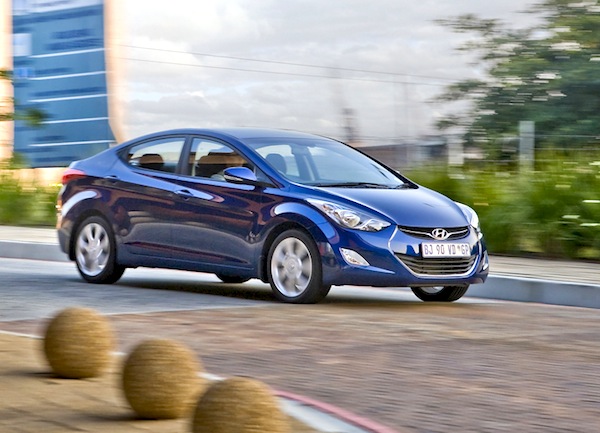 Hyundai Elantra South Africa September 2012