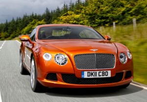 Bentley Continental GT UK September 2012