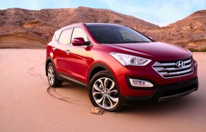 Hyundai Santa Fe Gulf September 2012. Picture courtesy of Motoring ME