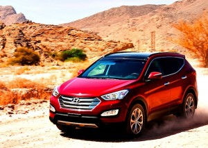Hyundai Santa Fe Saudi Arabia September 2012. Picture courtesy of Motoring ME
