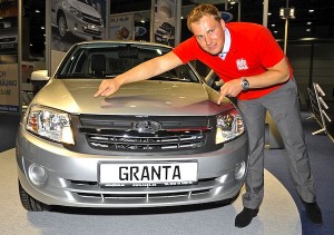Lada Granta Russia October 2012. Picture courtesy of www.autobild.de