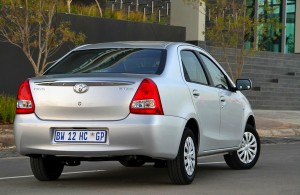 Toyota Etios South Africa October 2012