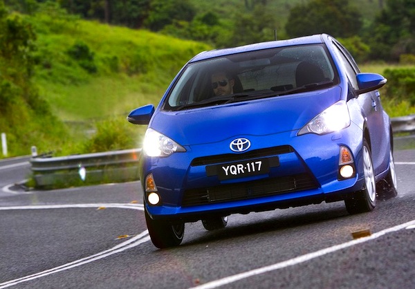 Toyota Prius C USA October 2012