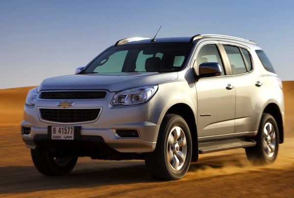 Chevrolet Trailblazer Saudi Arabia November 2012