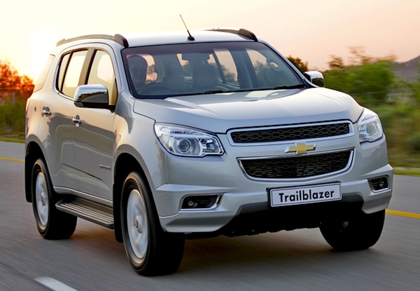 Chevrolet Trailblazer South Africa November 2012