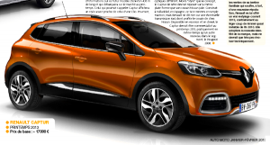 Renault Captur France 2013 Forecast. Picture courtesy of Auto Moto