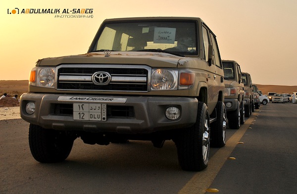 Toyota Land Cruiser UAE November 2012. Picture courtesy of Abdulmalik Al Sabeg via Flickr