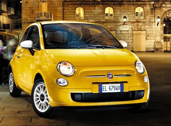 Fiat 500 Denmark December 2012