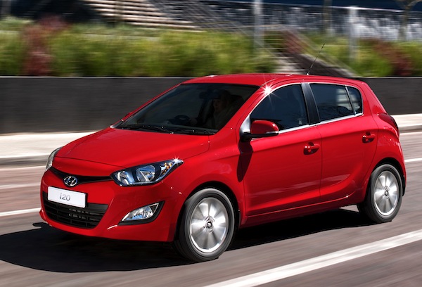 Hyundai i20 Sweden December 2012