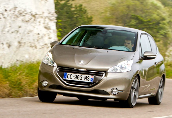 Peugeot 208 Europe December 2012. Picture courtesy of L'Argus