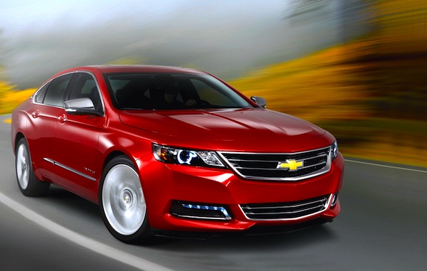 2014 Chevrolet Impala USA January 2013