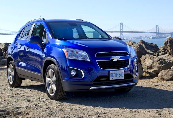 Chevrolet Trax Mexico January 2013