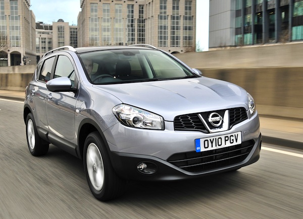 Nissan Qashqai UK January 2013