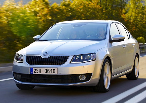 Skoda Octavia Austria January 2013
