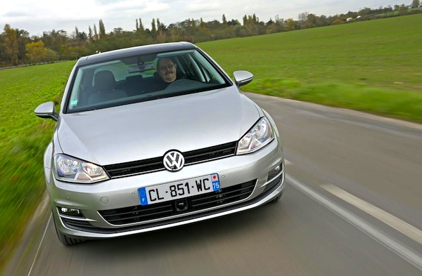 VW Golf France February 2013. Picture courtesy of L'Argus