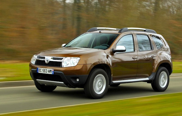Dacia Duster France February 2013c. Picture courtesy of L'Argus