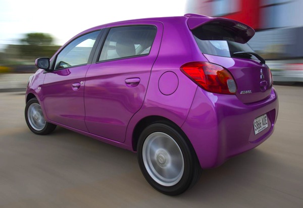 Mitsubishi Mirage Australia March 2013. Picture by themotorreport.com.au